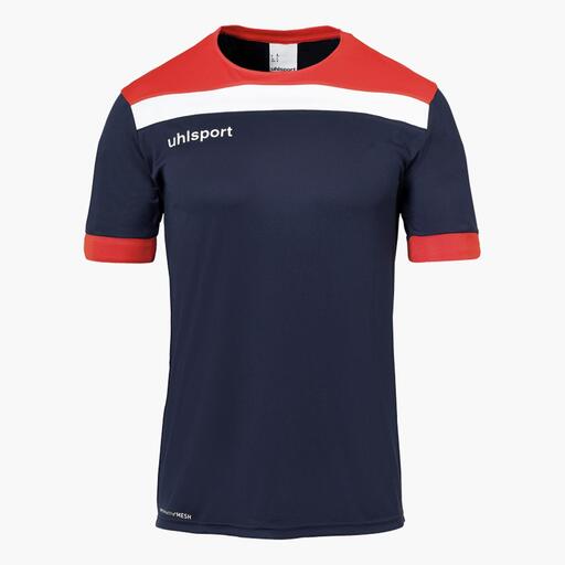 Offense 23 Shirt Shortsleeved Azul Marino/rojo/blanco Uhlsport