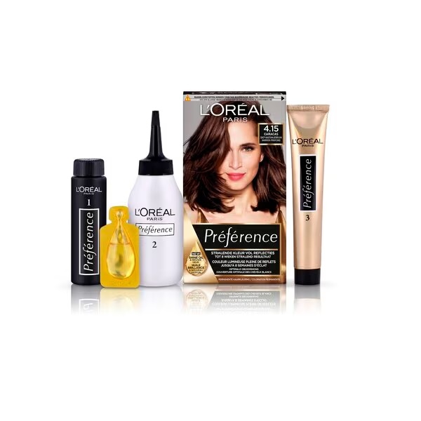 L'Oréal Paris Preference 4.15 Intens Diepbruin Permanente Haarcoloring<br>