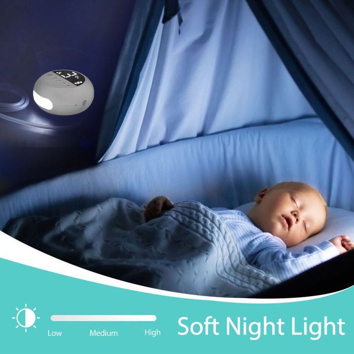 Aspirador nasal eléctrico para bebés con 9 niveles de succión, música y luces integradas, aspirador nasal eléctrico