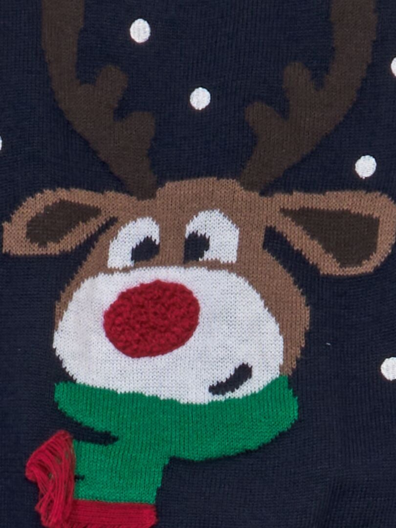 Sweter świąteczny - NIEBIESKI