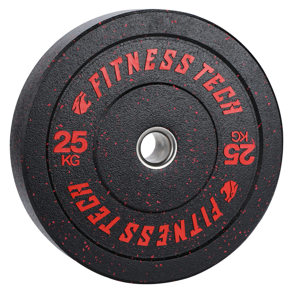 Disco Bumper Plate Hi Temp Musculación Fitness Tech 25 kg