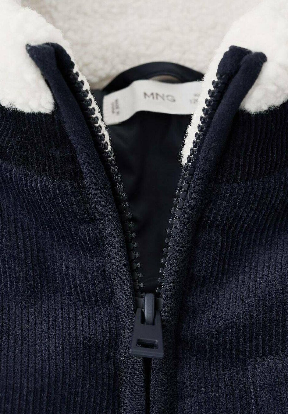 Mango Kids KID - Veste polaire - blanc cassé