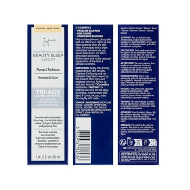 IT Cosmetics Confidence In Your Beauty Sleep Serum Αντιγηραντικός Ορός Προσώπου για Σύσφιξη και Φωτισμό 30 ml 30 ml