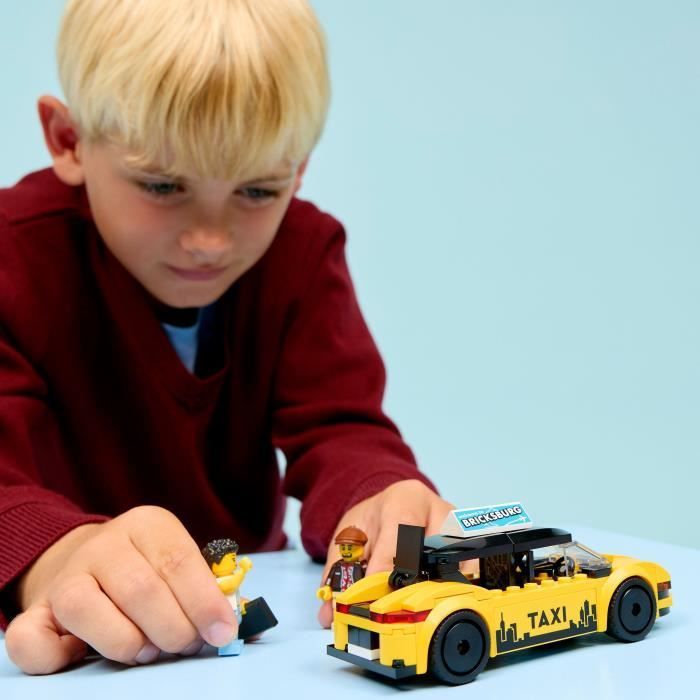 LEGO City 60487 Yellow Taxi - Toy Car for Boys or Girls Ages 5+ - Gift Idea