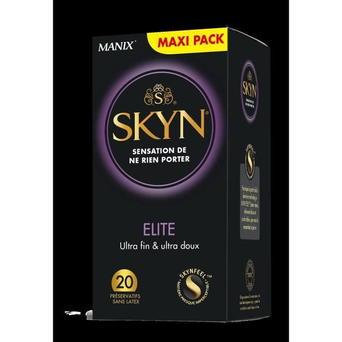Manix Skyn Elite Preservativi senza lattice, 20 pezzi