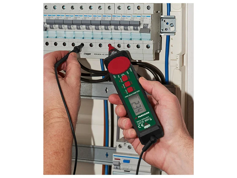 Multímetro PARKSIDE® com conector PZM 2 B4 ou multímetro com conector PSM 2 B4