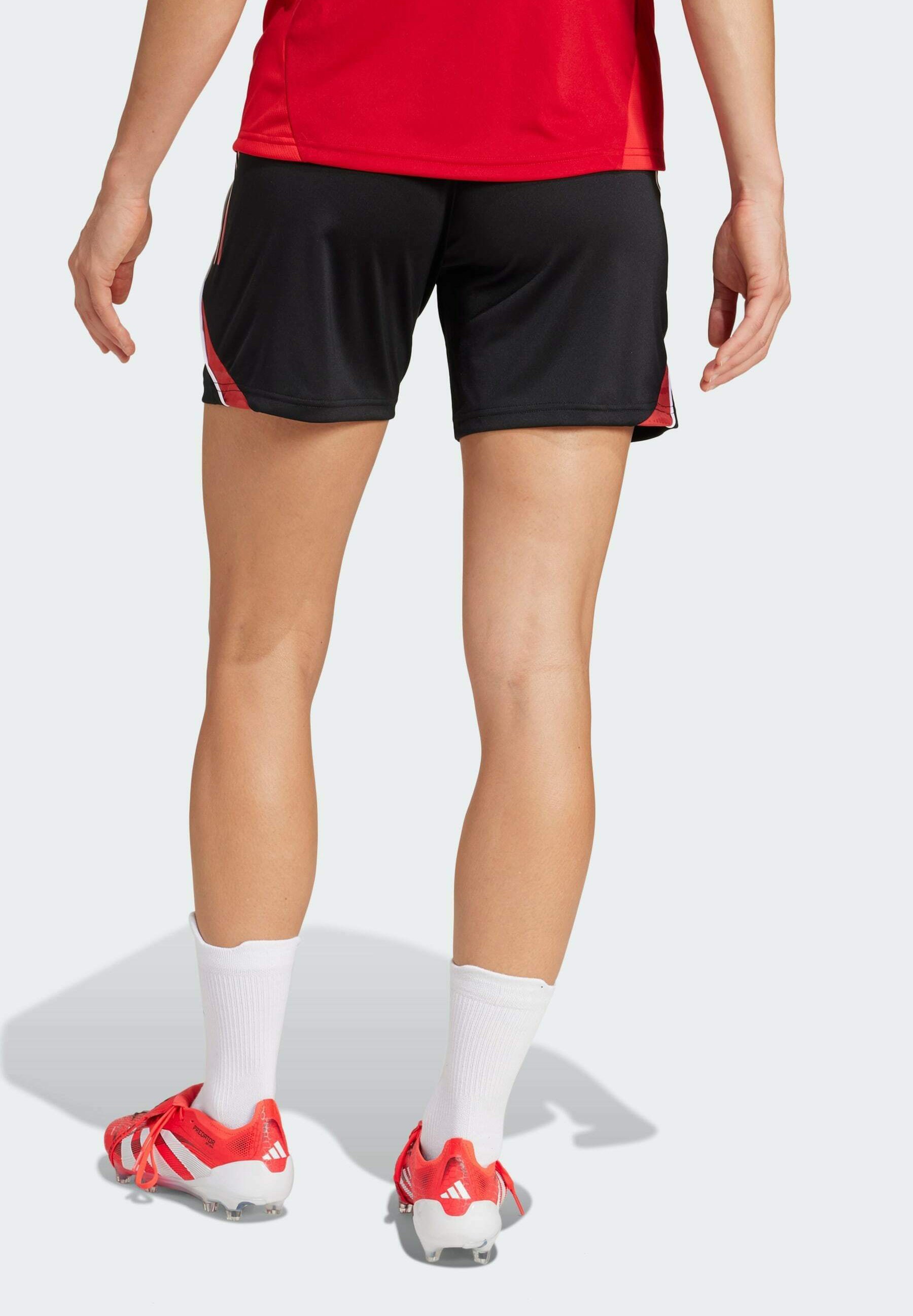 adidas Performance TIRO 25 COMPETITION - Sportshorts - zwart team power rood