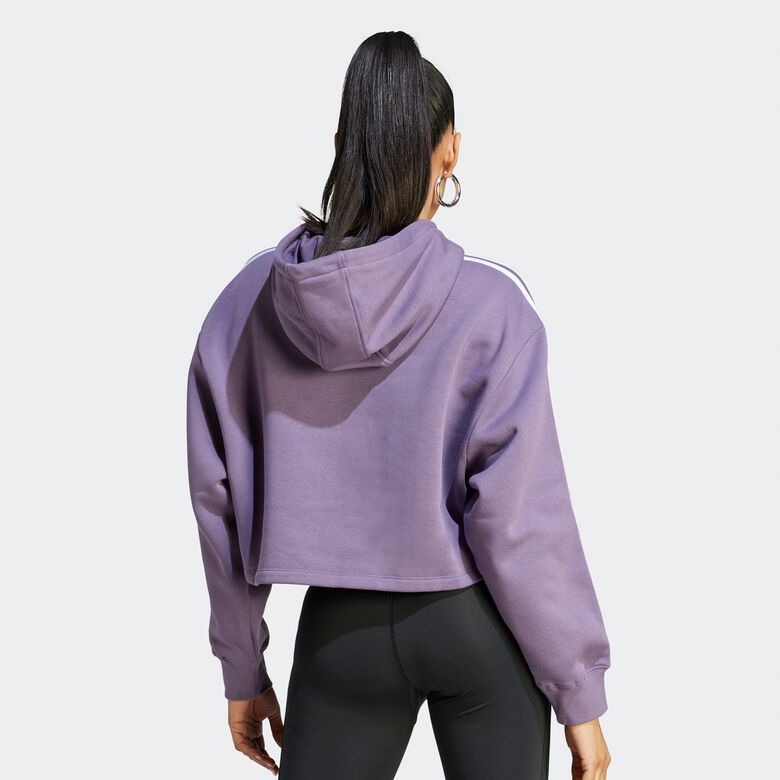 Sudadera con capucha cropped adicolor 3-Stripes