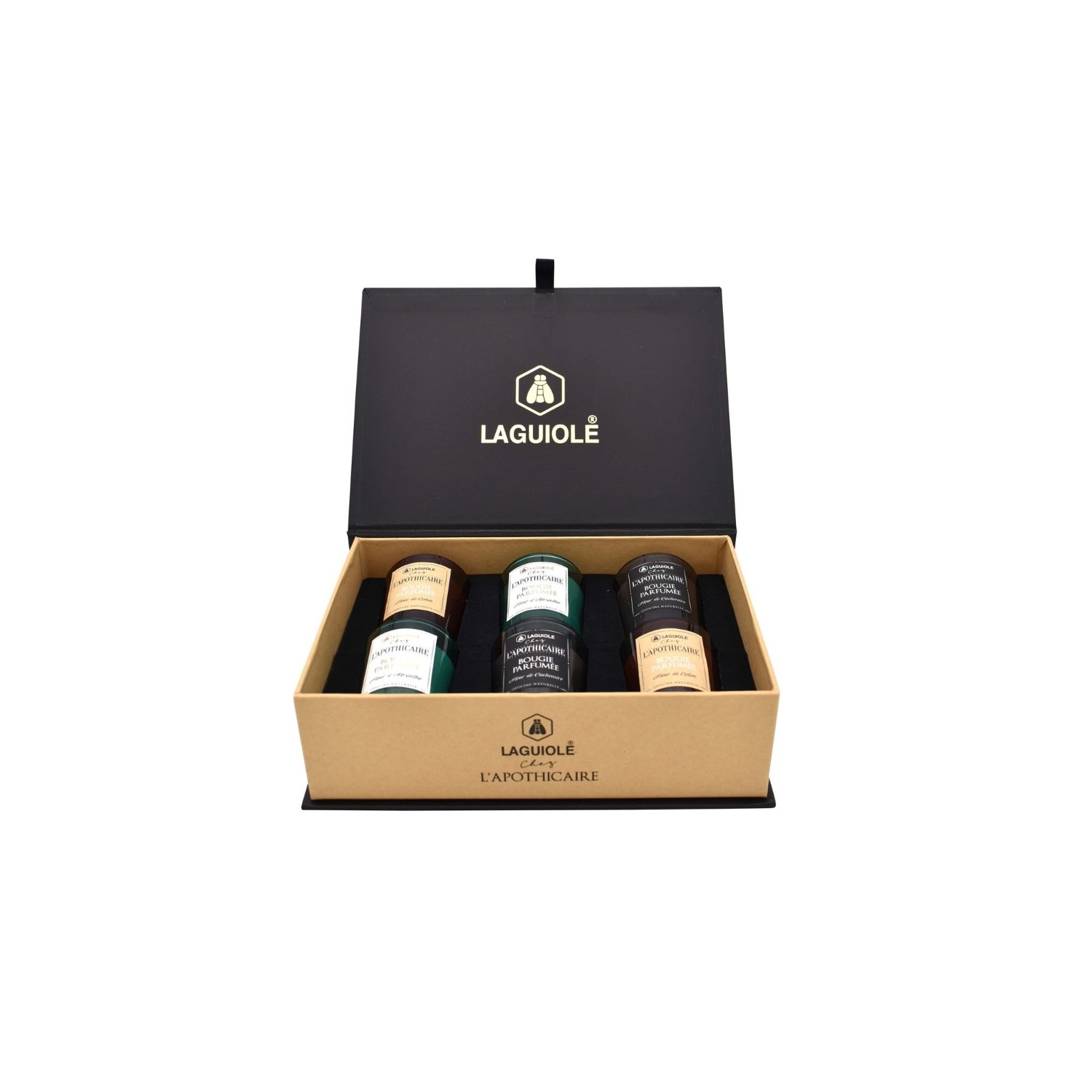 La guiole Coffret de 6 bougies parfumées 30 g
