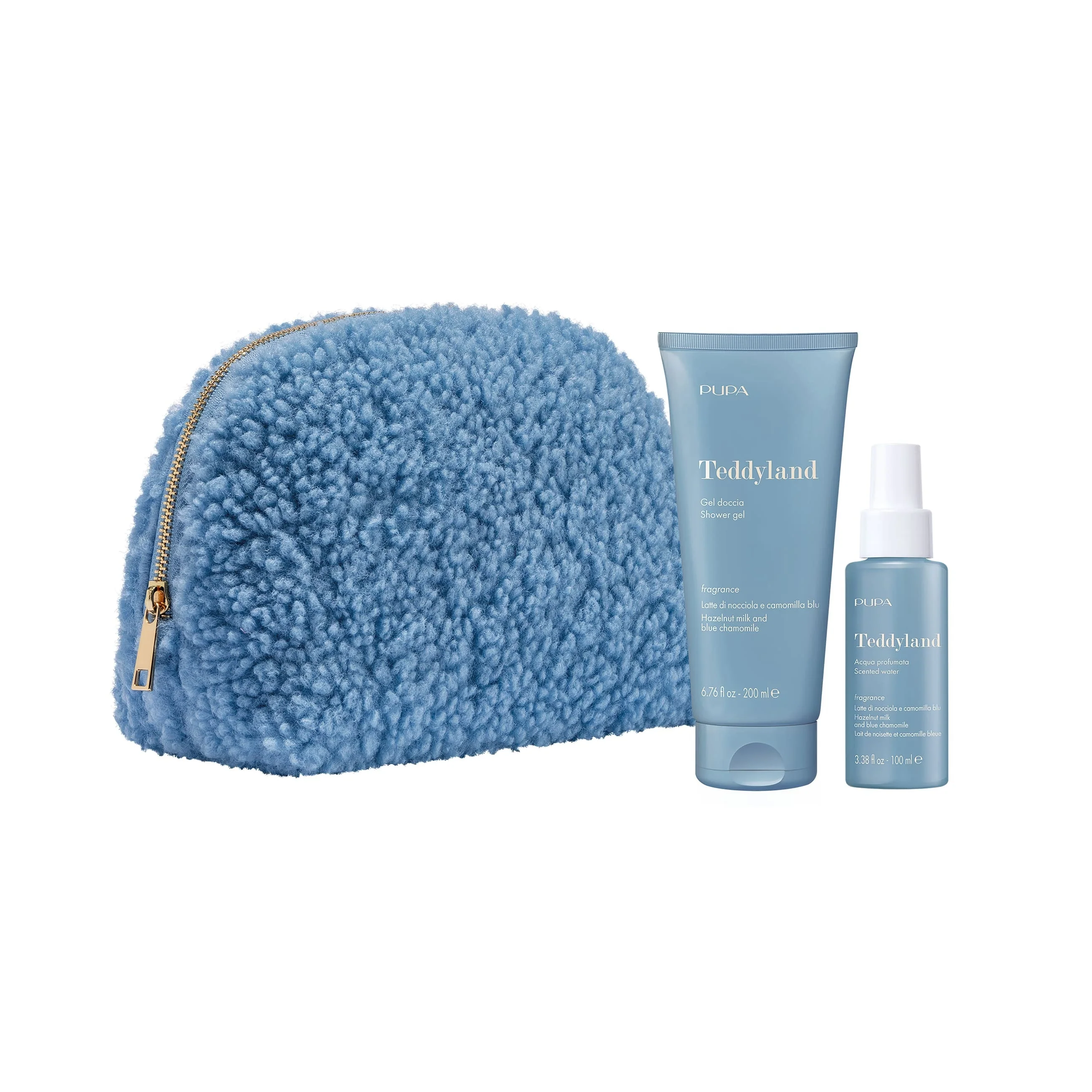 Cofanetti Cofanetto Gel Doccia & Acqua Profumata Latte Di Nocciola E Camomilla Blu - Cofanetti Viso e Corpo, Bagno e Doccia, Acqua Aromatica