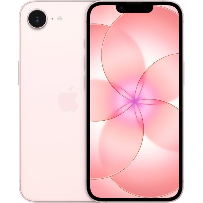 Apple iPhone 17e de 512 GB, color rosa suave.