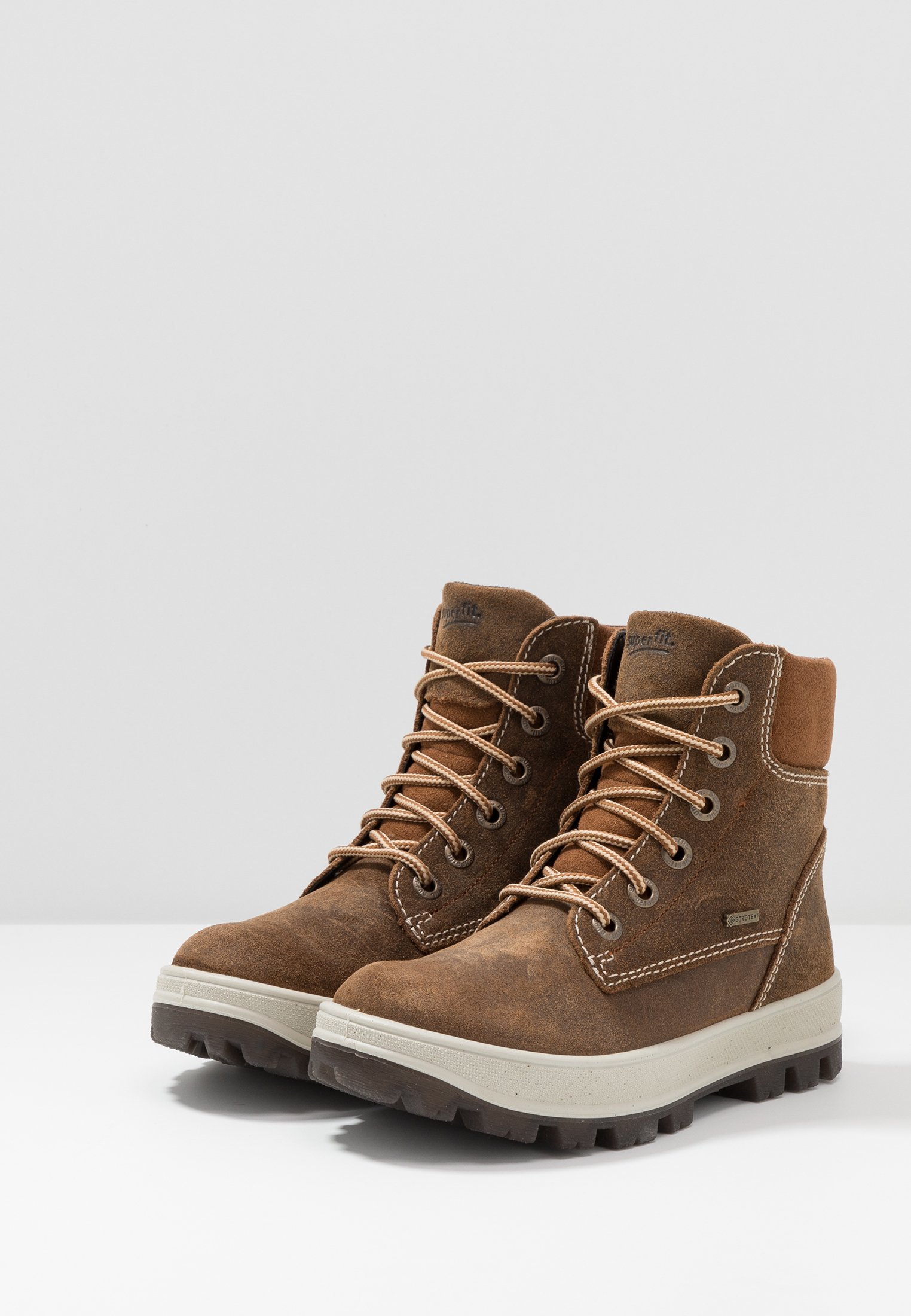 Superfit GORE-TEX TEDD - Enkellaarsjes met vetersluiting - bruin
