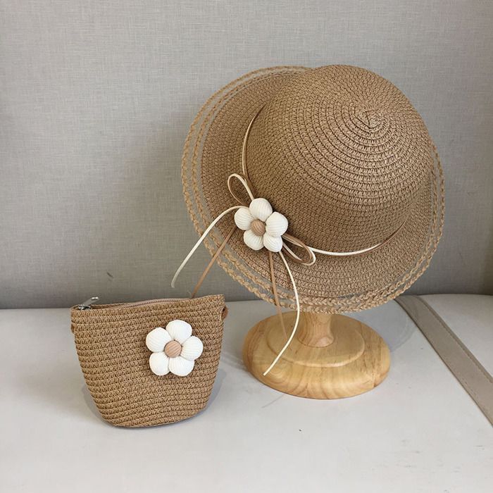 Sombrero de paja para niña FUNMOON - Protección UV - Colección 2021