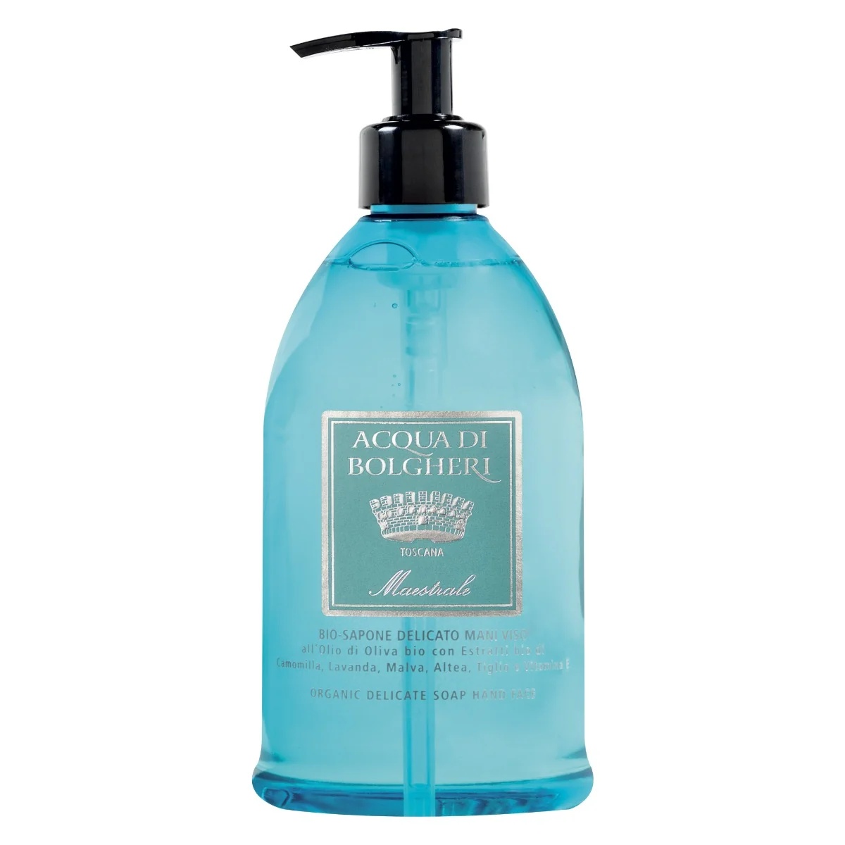 BOLGHERI WATER Bolgheri Water Maestrale biologische milde zeep 500 ml