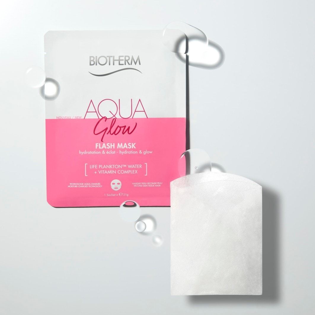 Biotherm Aquasource Aqua Glow Super Flash mitrinoša maska - 50 ml