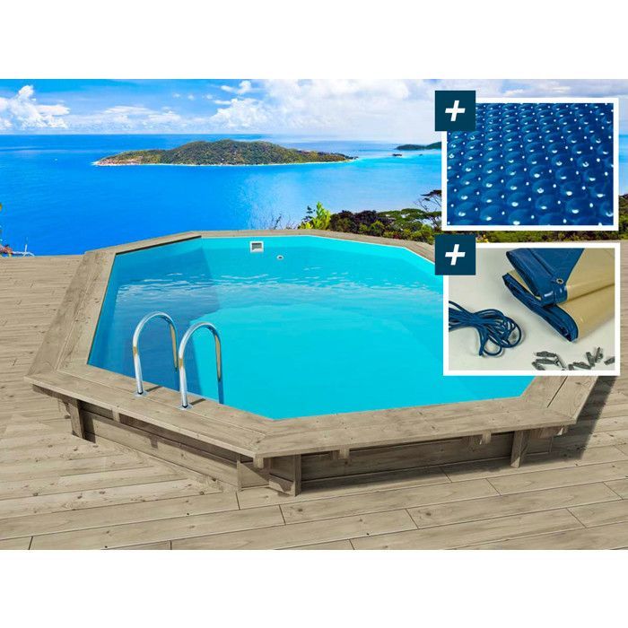 Piscina in legno 