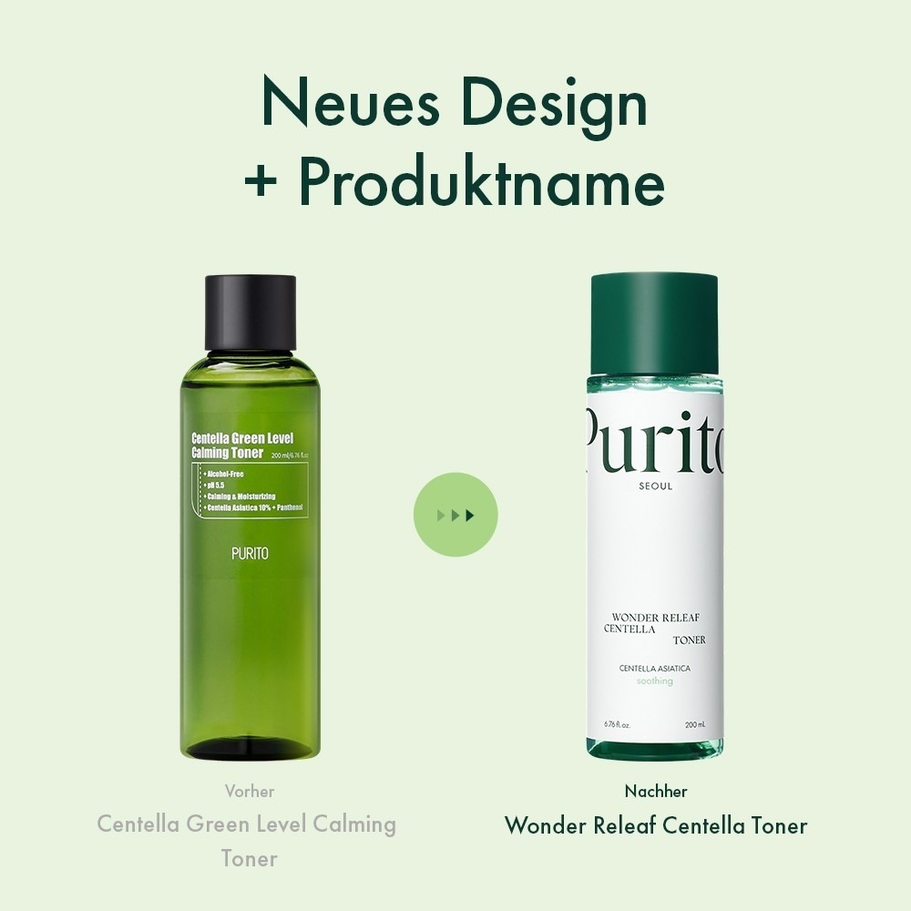 PURITO Centella Green Toner – Umirujući tonik za lice – 200 ml