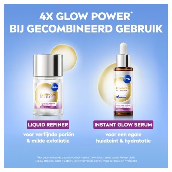 NIVEA Luminous630 Skin Glow серум за тренутни сјај<br>30ml