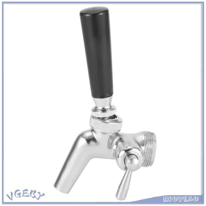 Rubinetto per fusto di birra Duokon, rubinetto regolabile, struttura in rame, set di accessori per birra artigianale