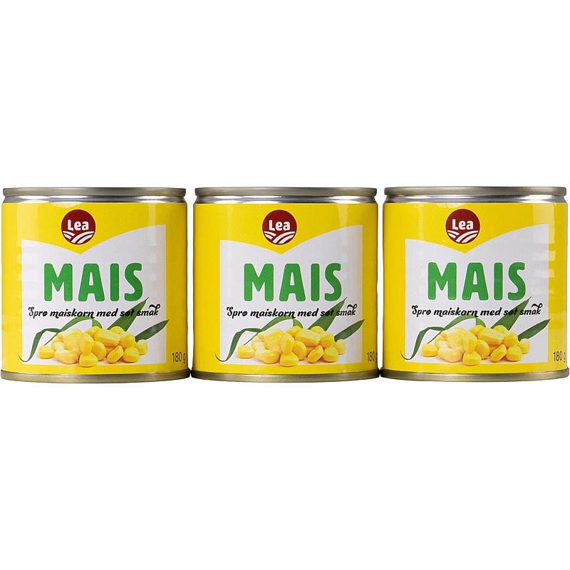 Lea majs 3-pack 3x180 g LEA