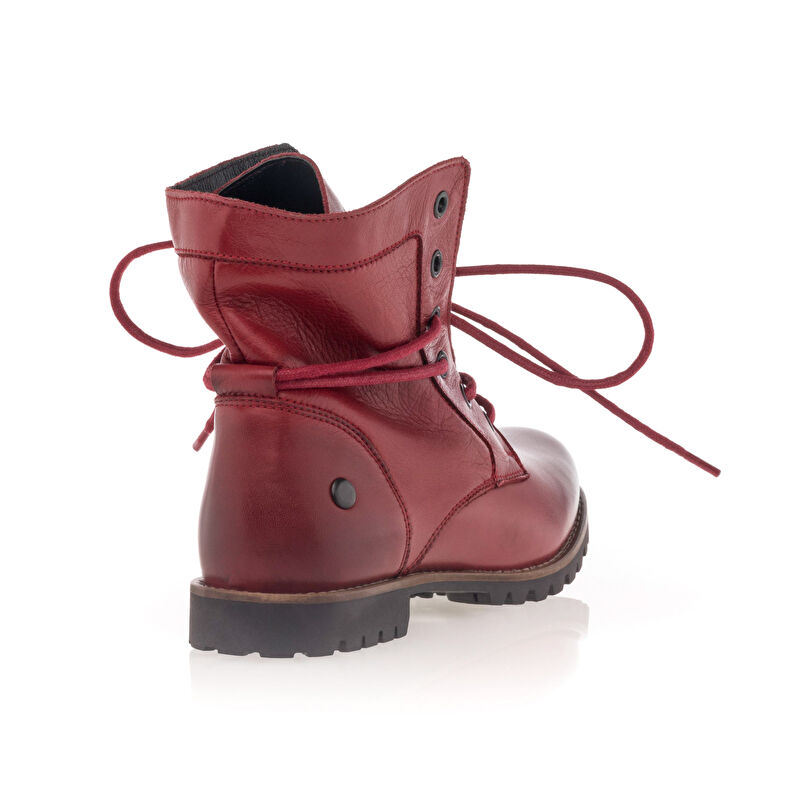 Rote Damenstiefel / Stiefeletten