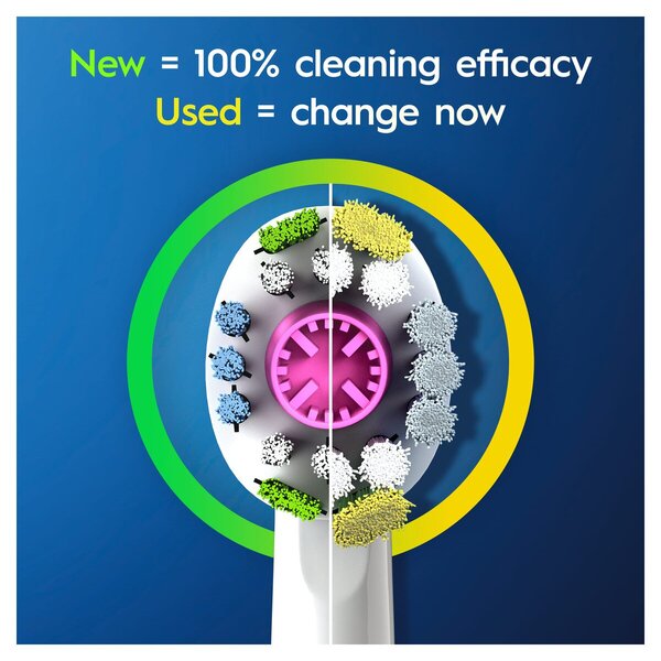 Oral-B Pro 3D White Opzetborstels<br>viisaus, 4 stukkia