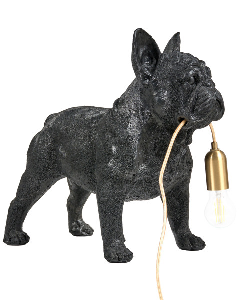 Lampa stołowa Pies BAXTER Czarny