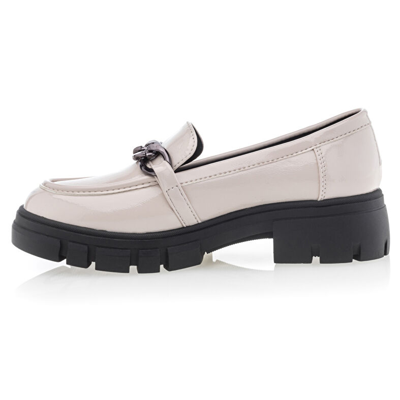 Beige loafers/båtskor för flickor