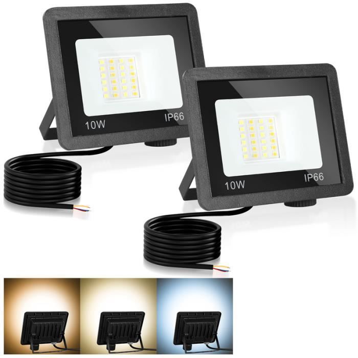 Refletor LED - Hengda - 10W - IP66 - 3 Cores - Ângulo de Feixe de 120°
