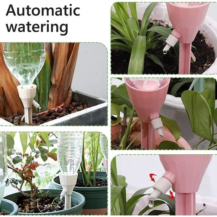 12-Piece Drip Irrigation Kit, Automatic Plant Watering System with Adjustable Valves