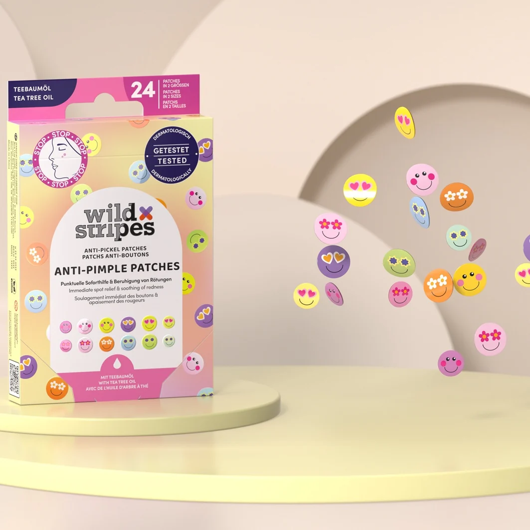Patches Anti-Pimple Patches - Tea Tree Oil - Tratt.viso 24 ore antimperfezioni, Maschera Purificante viso, Cerotti Purificanti