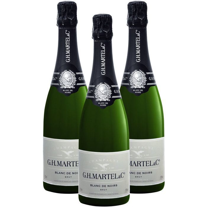 Champán GH Martel Blanc de Noirs Brut - 75 cl x3
