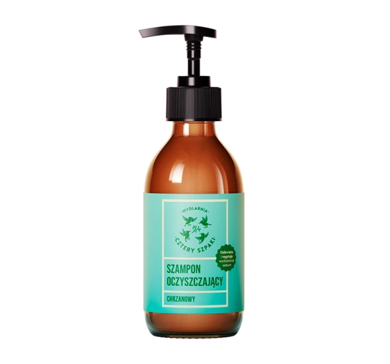 Mydlarnia Cztery Szpaki oczyszczający szampon chrzanowy 300 ml