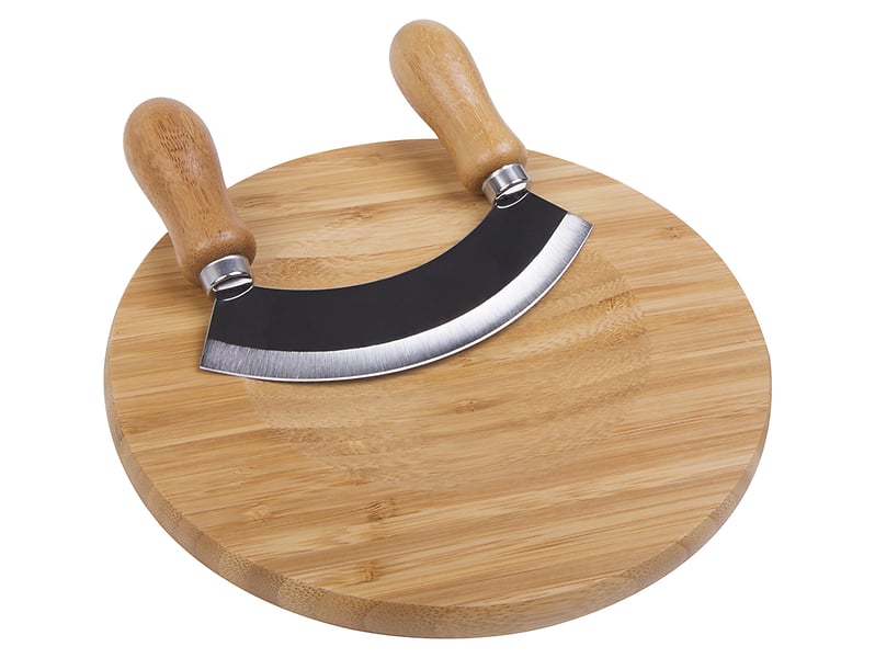 Siekacz do ziół z deską Tao Bambus 20 cm