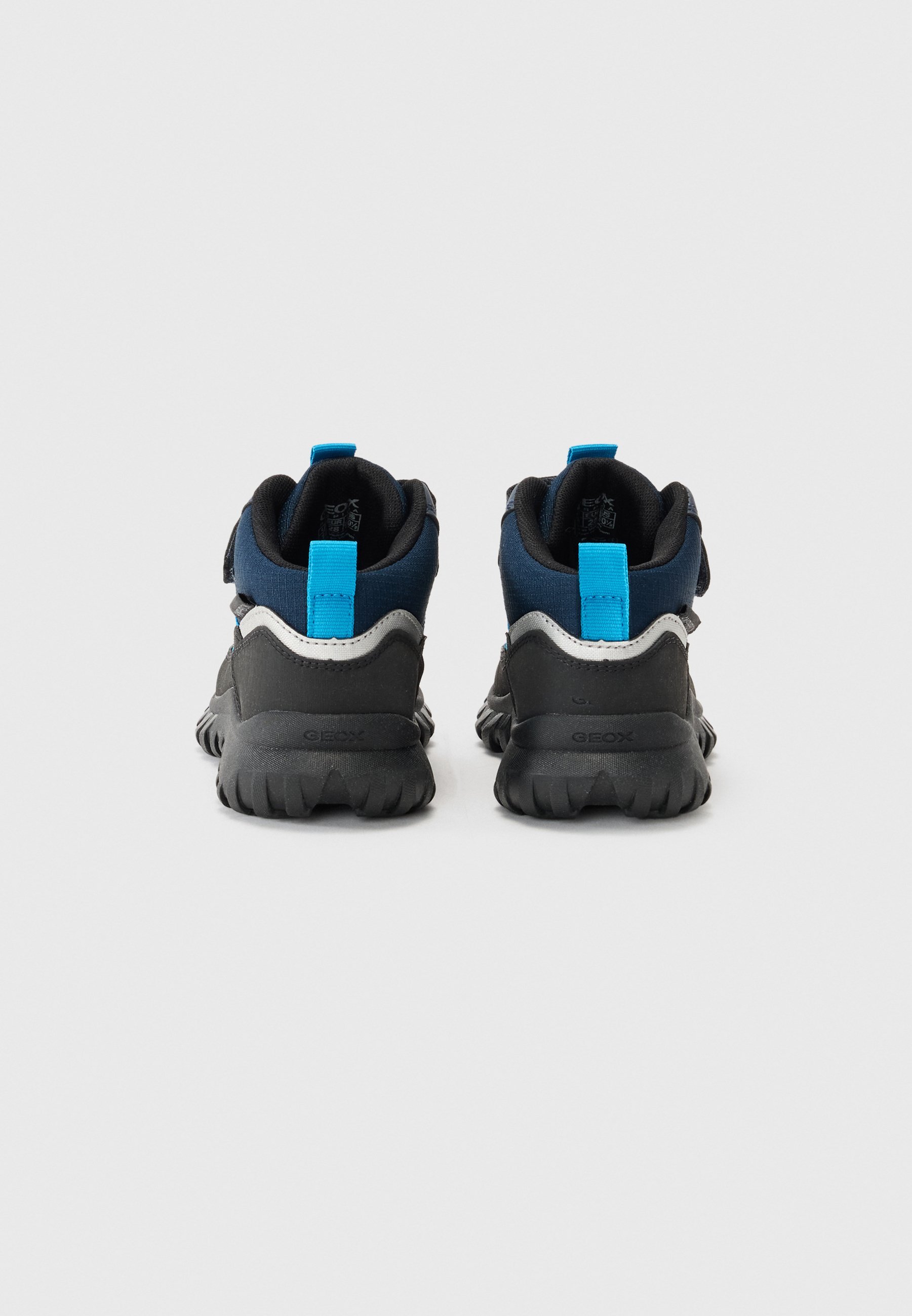 Geox SIMBYOS - Stivaletti stringati - blu navy/nero