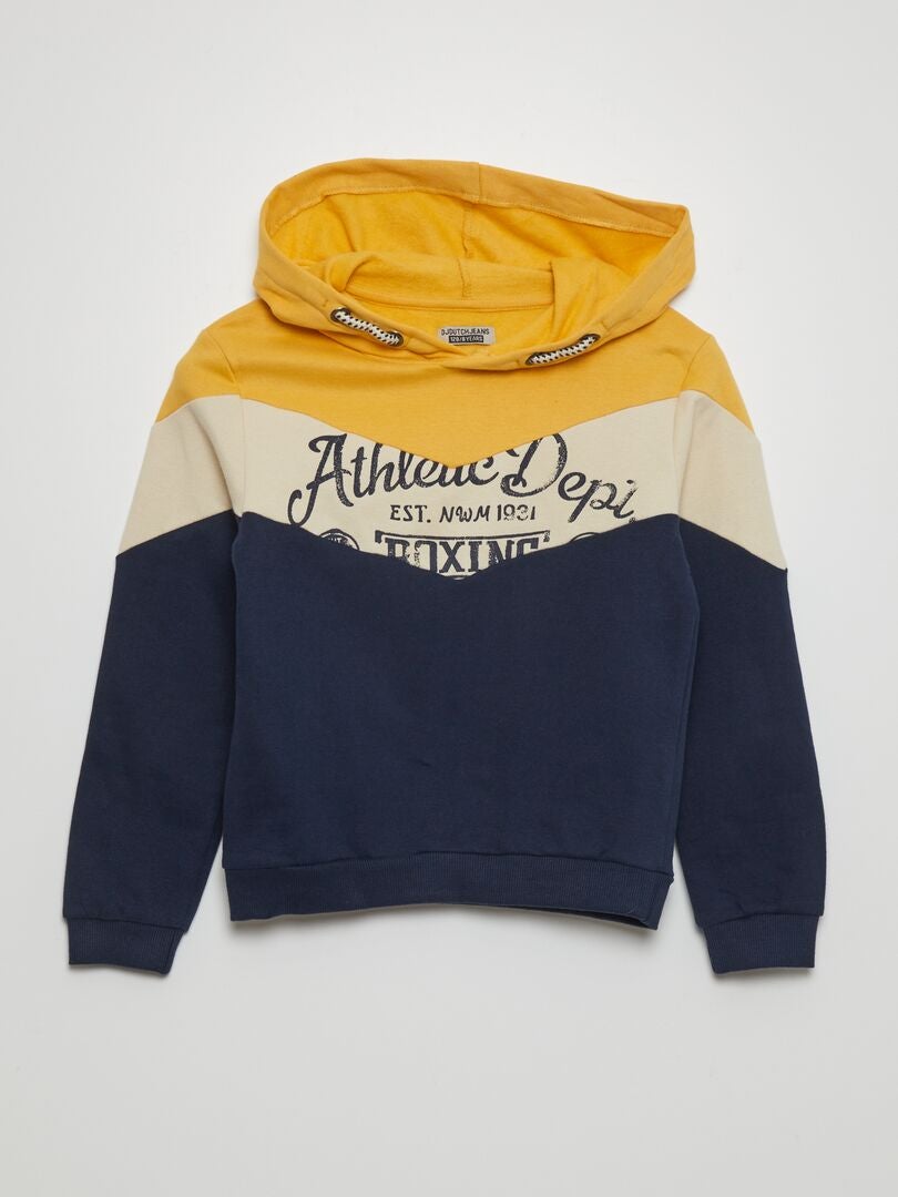 Sudadera con capucha de felpa - AZUL