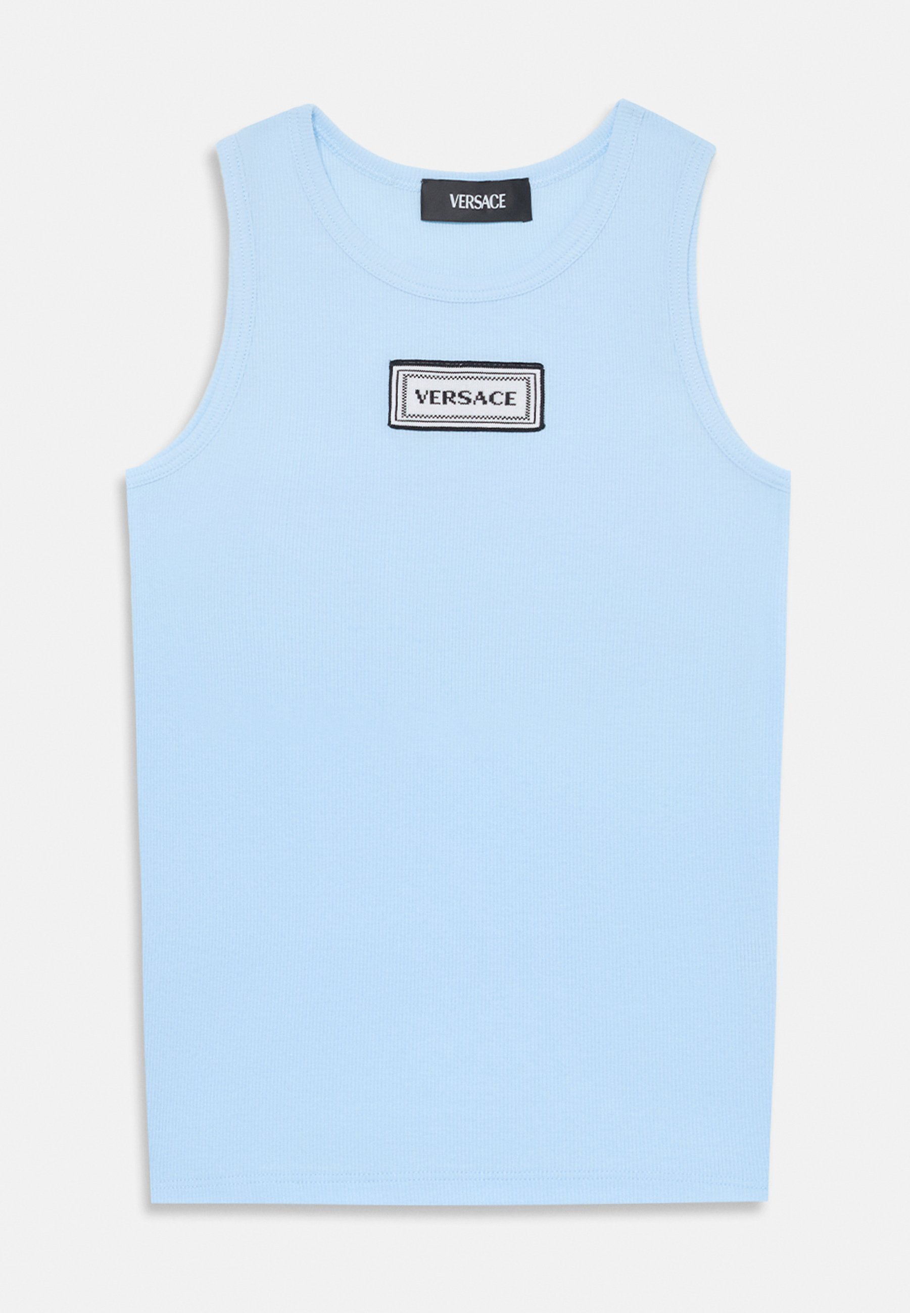 Versace CANOTTIERA UNISEX CONFEZIONE DA 2 - Top - azzurro pastello/bianco