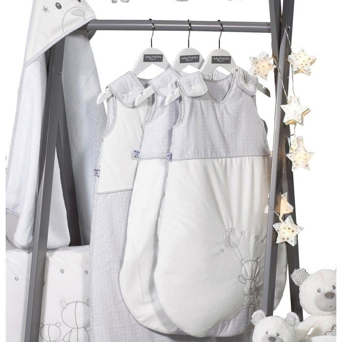 Saco de dormir de algodón bordado para bebé - Marca - Modelo - Relleno - Bordado - Unisex
