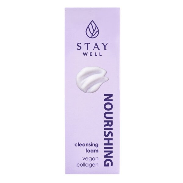 Výživná vegánska kolagénová čistiaca pena Stay Well<br>150ml