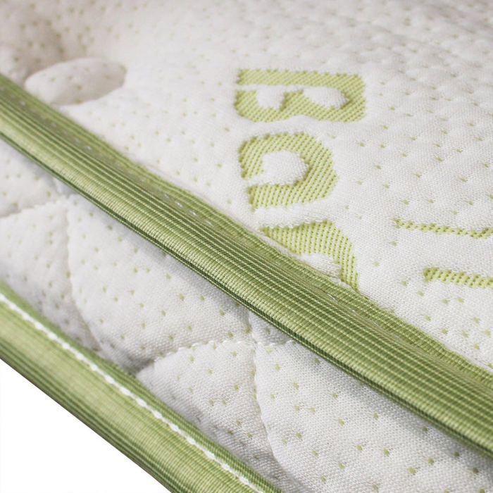 Cubrecolchón Sampur Soft Bamboo 140x190 - 8 cm de grosor - Espuma viscoelástica - Espuma de alta resiliencia