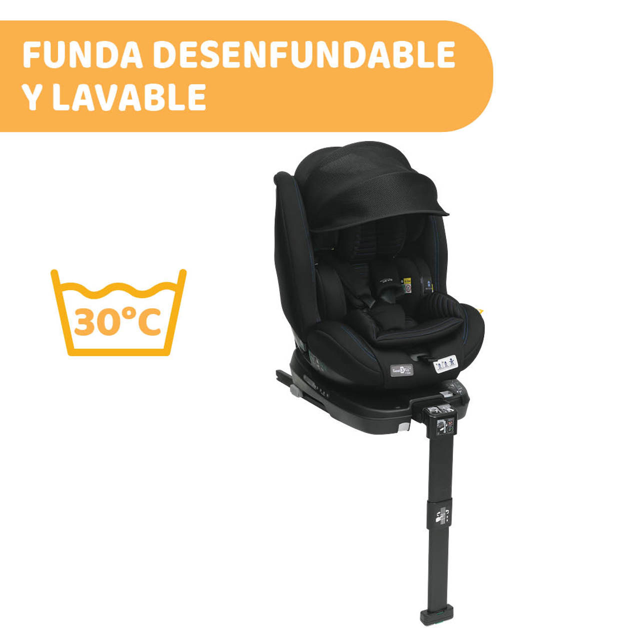Siège auto Seat3Fit i-Size Air Zip&Wash (40-125 cm)