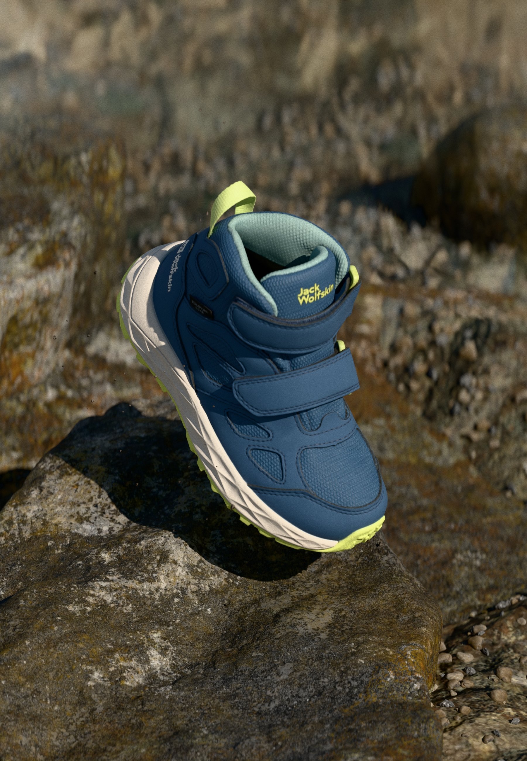 Jack Wolfskin WOODLAND 2 MID UNISSEX - Botas de caminhada - céu noturno