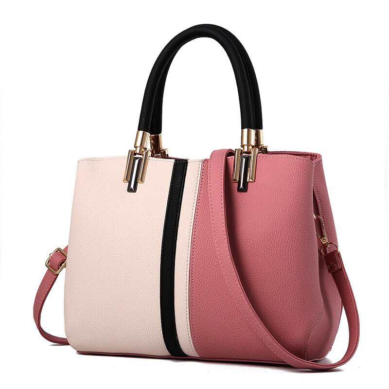 Sac cabas spacieux et tendance pour femme, sac bandoulière en cuir de luxe.