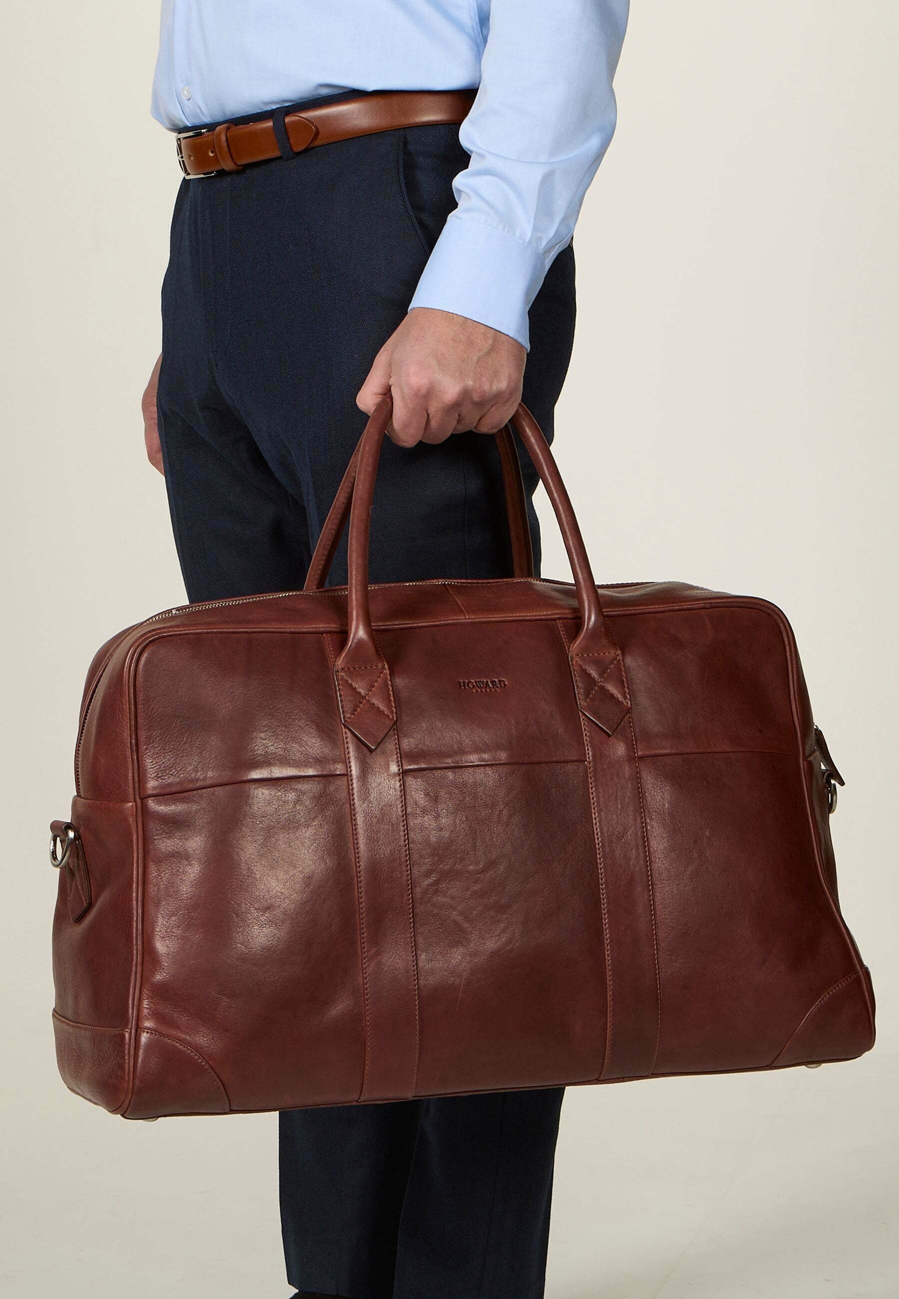 Howard London ANDREW - Wochenendtasche - braun