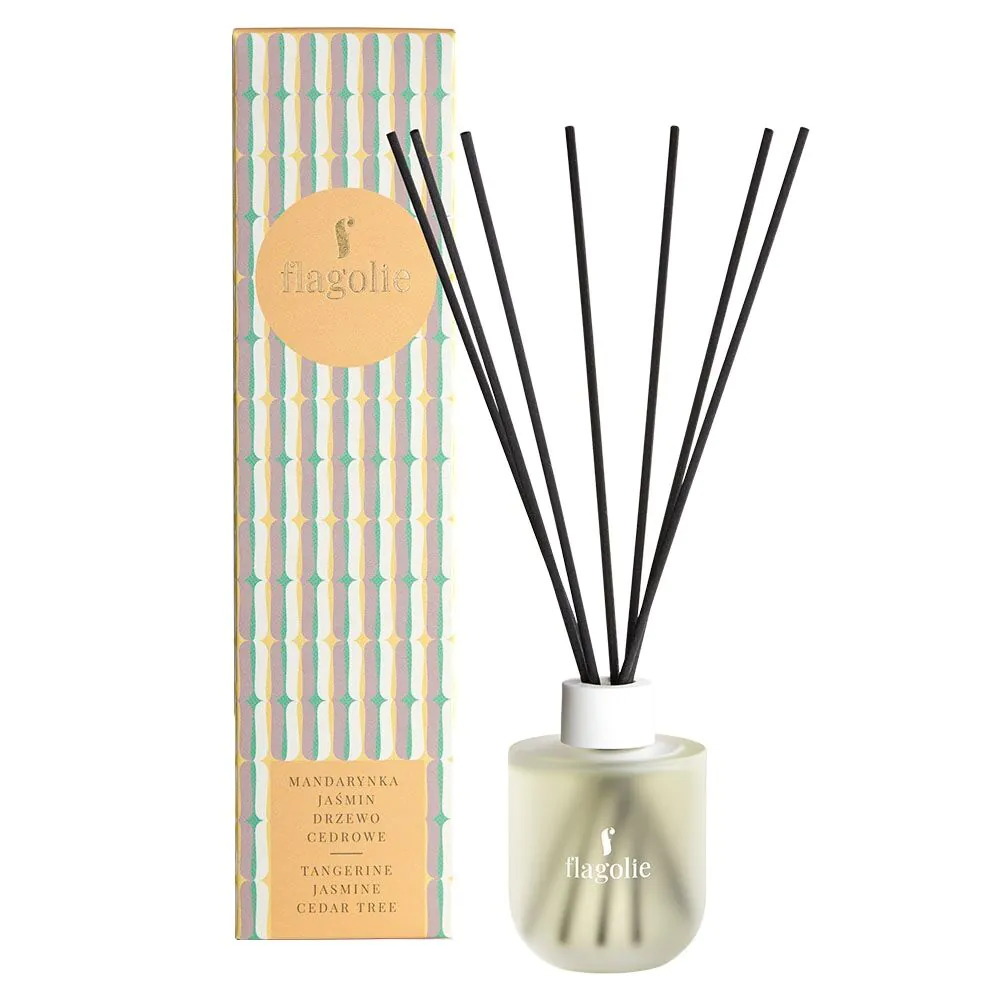 Flagolie Hygge Mandarynka Jaśmin - Perfumy do domu drzewo cedrowe 100 ml