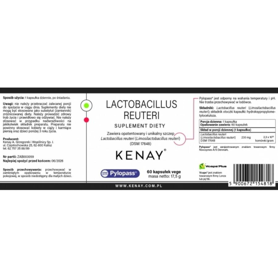 Kenay Lactobacillus Reuteri Pylopass