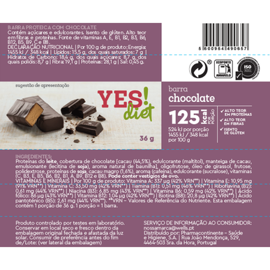 YES!diet čokoladna ploščica 36 g 36 g