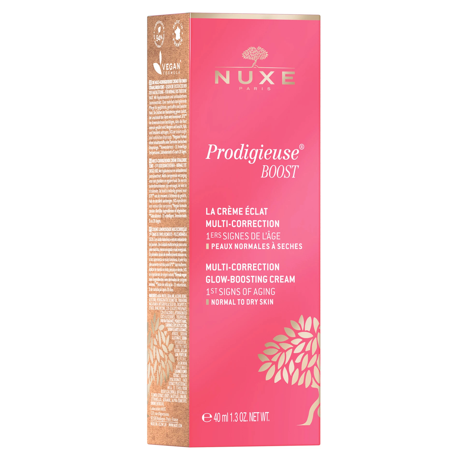 Crème Prodigieuse Boost Cremă Mătăsoasă Multi-Correctivă 40 ml - NUXE