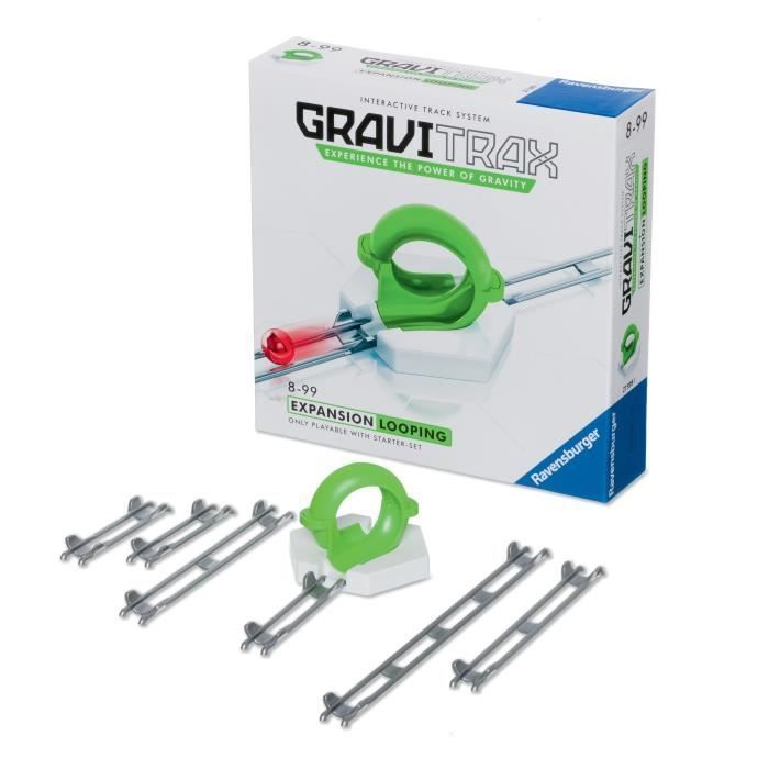 Bloque de acción con bucles GraviTrax - Ravensburger - Pista de canicas creativa STEM para mayores de 8 años