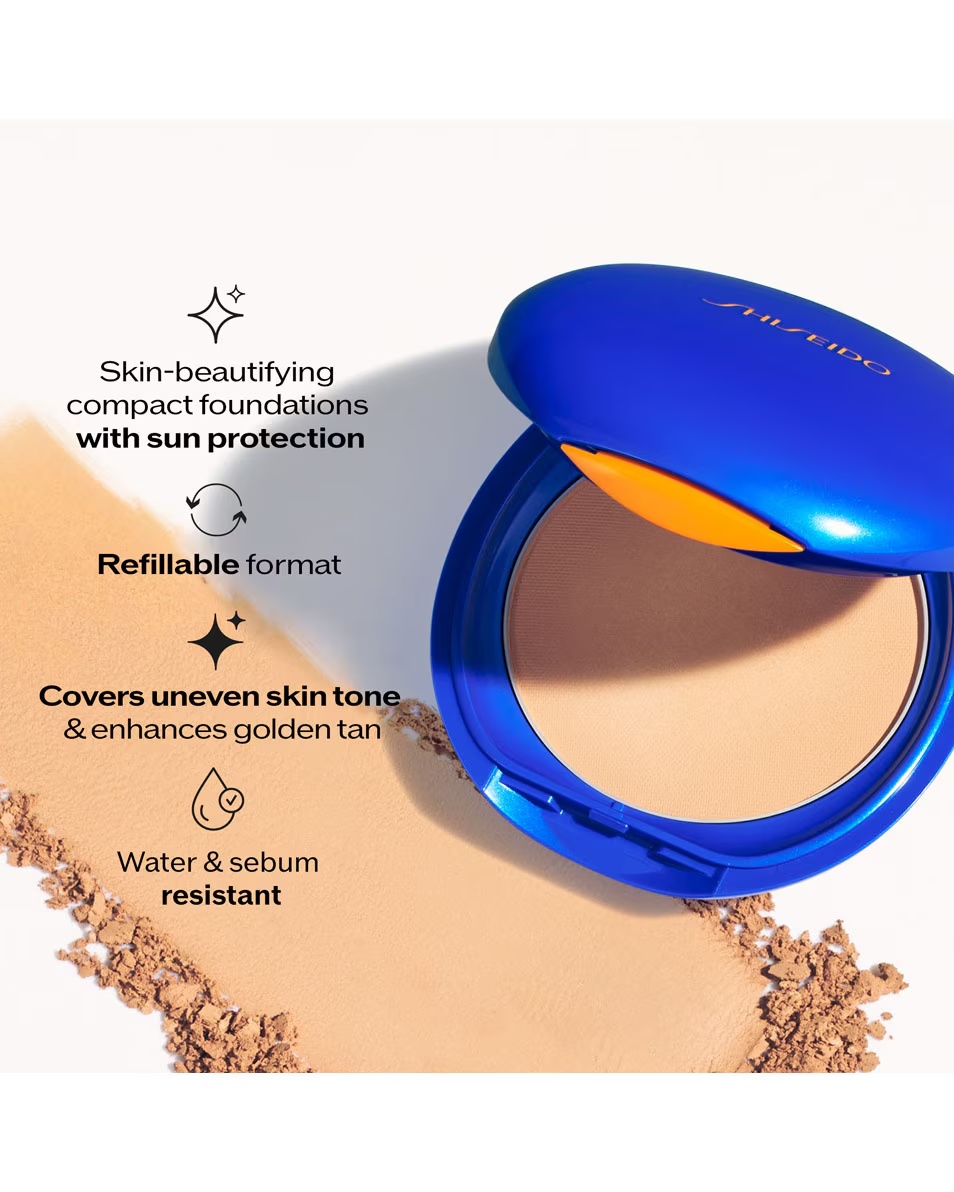 Fond de ten compact SHISEIDO Suncare cu protecție UV SPF30
